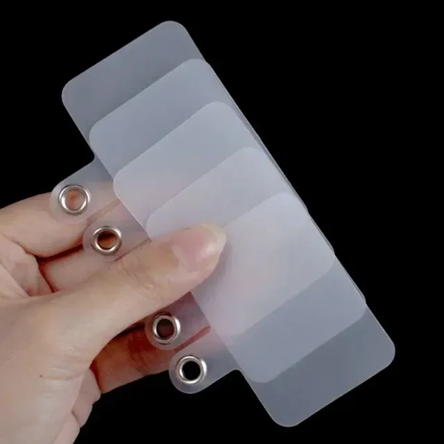 Universal Cell Phone Tether Tab Anti-fall Lanyard Cards Portable Transparent Plastic Mobile Phone Hanging Strap Patches Cord