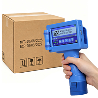Imprimante jet d'encre portable Yaomatec, nouveau modèle 1755, 12,7 mm, pour code date, QR, code-barres, numéro de lot, pour carton, plastique, métal
