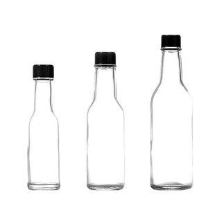 Bouteilles en verre pour sauce piquante <span class=keywords><strong>de</strong></span> 150 ml et 200 ml, mini bouteilles vides pour sauce chili et tomate - Product Image 5