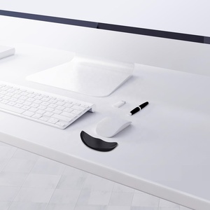 <span class=keywords><strong>Repose</strong></span>-poignets ergonomique en silicone noir et blanc pour <span class=keywords><strong>souris</strong></span> avec support pour la paume et la main – En stock - Product Image 5