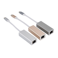 Adaptador USB-C a RJ45 Ethernet, Hub de Red Portátil de 1 Gigabit, 10/100/1000 Mbps para Laptop, MacBook, PC, Windows XP, Mac, HP, Lenovo