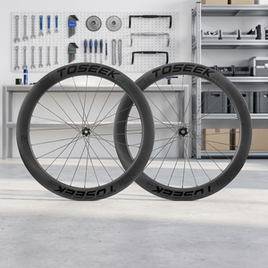 Jeu de roues en <span class=keywords><strong>carbone</strong></span> personnalisé 700c pour vélo de route à <span class=keywords><strong>disque</strong></span>, largeur 28 mm, roues à rayons droits 38/50/60 mm avec 24 trous, OEM - Product Image 1