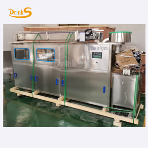Precio de fábrica 20 <span class=keywords><strong>litros</strong></span> 5 <span class=keywords><strong>galones</strong></span> 18.9L barril de botella cepillo automático lavado llenado tapado 3 en 1 máquina - Product Image 6
