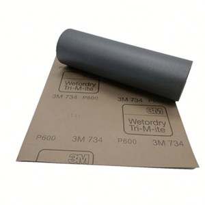 3M734 Papier de verre de haute qualité Grain 400-1200 Feuille de papier abrasif humide et sec Feuille de papier abrasif 734 - Product Image 4