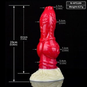 NNSX 627g Dildo Grande de Silicona Suave y Flexible con Forma de Perro para Mujeres y Gays, Juguete Sexual para Masturbación Vaginal y Anal - Product Image 2