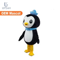 Costumes de mascotte personnalisés UYEAH OEM/ODM : tigre violet, dinosaure, lapin, pingouin et hippopotame, costume de mascotte pour homme corpulent, grande taille pour adulte