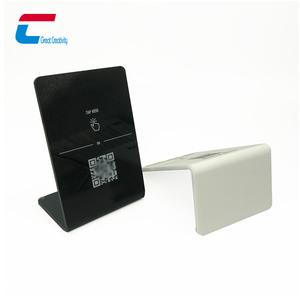 Support d'affichage en acrylique personnalisé avec code QR NFC, support pour médias sociaux, support en acrylique pour portrait - Product Image 5