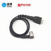 Sonde de mesure d'épaisseur ultrasonique haute précision D799-5MHz compatible avec Olympus, fabriquée en Chine