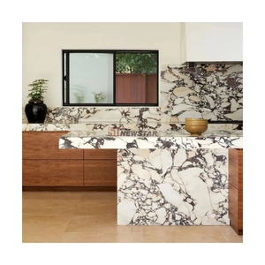 Wholesale Italian Calacatta Violar <strong>Marble</strong> <strong>Big</strong> Slab <strong>Marble</strong> Reception <strong>Table</strong> Custom Customized <strong>Marble</strong> Slab For Countertops Popular - Product Image 6