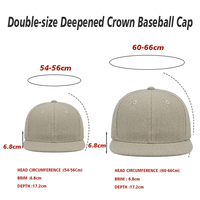 Casquettes Hip-Hop Streetwear Personnalisées en Gros à Visière Plate pour Merchandising de Marque, Équipes, Skate, Universitaires – Chapeau Unisexe Adulte en Mélange de Laine