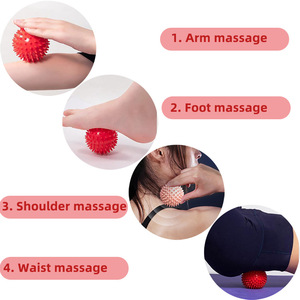 Balle à pointes longues Circulation sanguine Balle de massage <span class=keywords><strong>des</strong></span> pieds Autre exercice Équipement de rééducation Balle de massage aux arachides à pointes Sport - Product Image 5