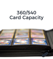 Maßgefertigter PU-Leder-Einband mit Reißverschluss, 1024 TCG 4 9 12 16 Taschen Top Loader Sammelkarten-Ordner für Kpop