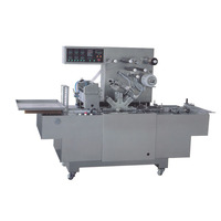 Machine d'emballage automatique de boîtes de parfum WANHE BT-350 à moteur électrique, machine d'emballage en cellophane pour cosmétiques, boissons, textiles, marchandises