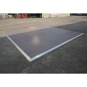 Plancher de danse modulaire en bois 4x4 pieds, portable, pour mariage et fêtes - Product Image 3