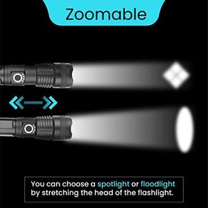 Câble USB en aluminium super rechargeable et étanche, multi-modes pour les urgences, le camping, la chasse, ABS solaire FY-1280 Solar P - Product Image 4