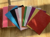 Vente en gros usine – Feuilles de mousse EVA scintillantes marque Ouyuan, 1,8 mm, 50x70 cm, taille personnalisée, modèle EVA-G, style classique, pour loisirs créatifs et fêtes