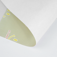 Papier ciré anti-graisse imprimé avec texte de marque personnalisé multicolore pour les aliments frits, les collations, les hamburgers, les sandwichs à emporter
