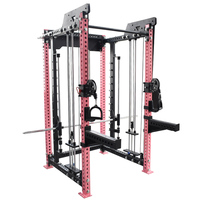 Máquina Smith de Metal Personalizada para Gimnasio en Casa, Equipo de Entrenamiento Integral Comercial, Soportes Multifuncionales para Sentadillas