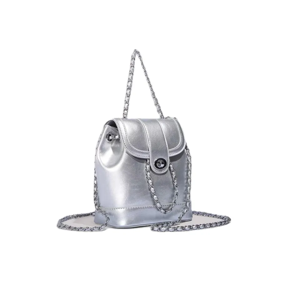Advanced sense chain mini backpack 2023 new fashion small backpack bag trend women's bag