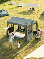 Tente de camping gonflable, installation rapide, modulaire, imperméable 2000 mm, pour le glamping familial, l'urgence, approvisionnement en usine, ISO9001