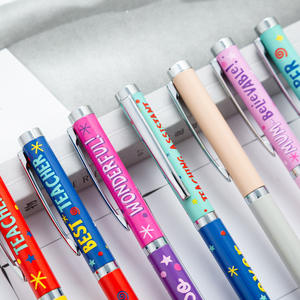 Nuevo Bolígrafo Metálico con Patrón de Transferencia de Calor y Logotipo Impreso - Product Image 3