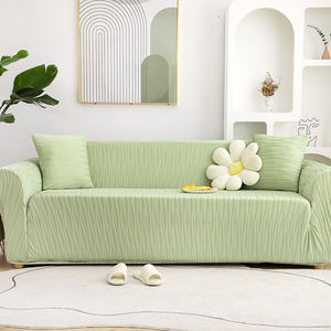 Haute Qualité Vague D'eau Doré Canapé Housse Tricoté De Protection Jacquard Stretch Élastique Housse Housse De Canap Canapé Couverture - Product Image 2