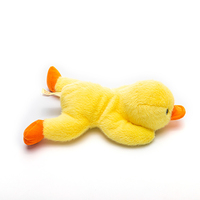Porte-clés en peluche canard jaune mignon, cadeau pour enfants, décoration de maison en fourrure, jouets en peluche pour enfants