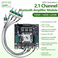 Carte amplificateur ZK-HT21-3G 160W * 2 + 220W Subwoofer 2.1 canaux Audio stéréo DC15-36V TDA7498E amplificateur