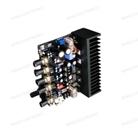 Amplificateur numérique 2.1 canaux LM3886, amplificateur stéréo haute puissance, carte d'amplification 50W*2+100W, utilisant la puce audio IRS2092SPBF