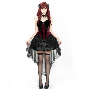 Disfraz de Halloween adulto Duquesa vampiro y bruja gótica oscura para puesta en escena - Product Image 5