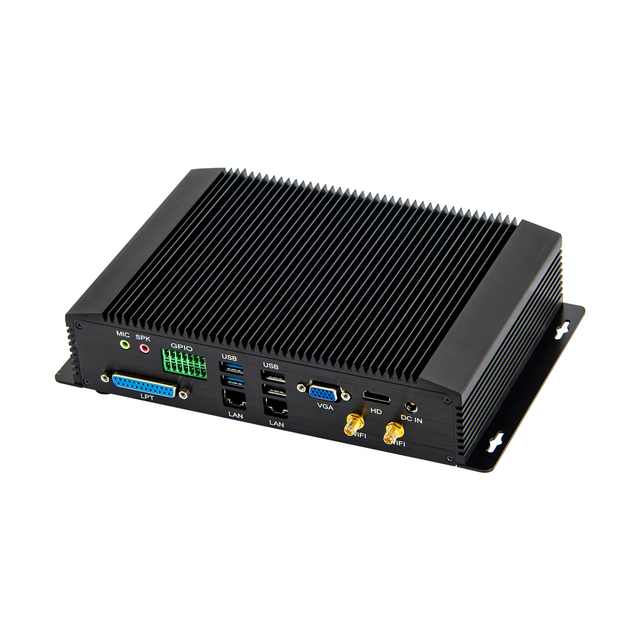 I7-8550U I5-8250U I3 DDR4 Rugged Computer 2*Lans 6*COM 8*USB Industrial Fanless Mini PC