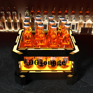 Led Illuminated Ice Bucket Rectangle Plastic Modern Design For Party Beverage Tub With 24 Bottle Capacity - Product Image 2