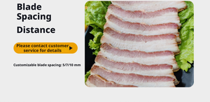<span class=keywords><strong>Trancheuse</strong></span> à viande en acier inoxydable avec aiguiseur, machine à trancher la viande crue - Product Image 6