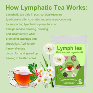 Soin naturel à base de plantes pour la santé lymphatique, sachets de thé pratiques, compléments de détoxification lymphatique - Product Image 3