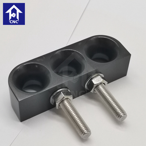 Organisateur de pont en <span class=keywords><strong>aluminium</strong></span> <span class=keywords><strong>anodisé</strong></span> personnalisé 6061 Anneaux de chaumard en acier inoxydable usinés CNC pour pont de yacht à voile - Product Image 4