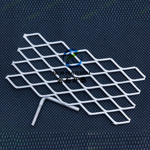 Plaque en maille d'anode en titane Jinshi Kaitai pour le traitement de l'eau avec poignée, électrode en acier inoxydable 304 - Product Image 2