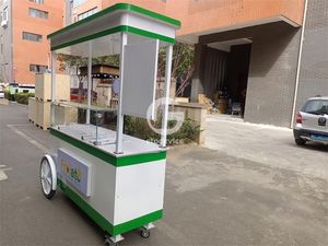 Snack Outdoor Hot Dog <strong>Ice</strong> Cream Trolley Coffee Push Cart - Product Image 3