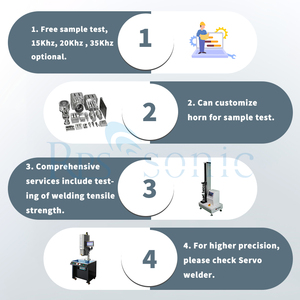 Machine de soudage plastique à ultrasons 20 kHz de haute qualité, soudeuse <span class=keywords><strong>PP</strong></span> avec générateur numérique pour soudage électronique - Product Image 5