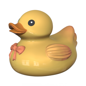 Commercio all'ingrosso eco-friendly carino giallo papera in ceramica salvadanaio per bambini regalo per camera del bambino decorazione barattolo di risparmio - Product Image 3