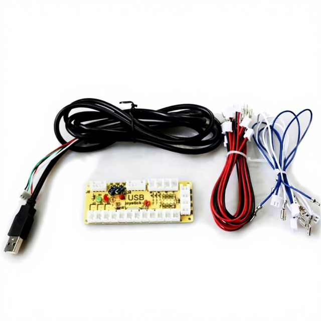 USB Encoder MAME Arcade Joystick Zero Delay PC Controller for Coin Pusher Coin Operated Games English Language