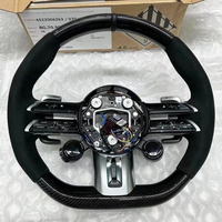 Volante de fibra de carbono con OLED para Mercedes Benz AMG C43 E53 G63 W205 W213 W176 W204 W205 W177 W212 W222