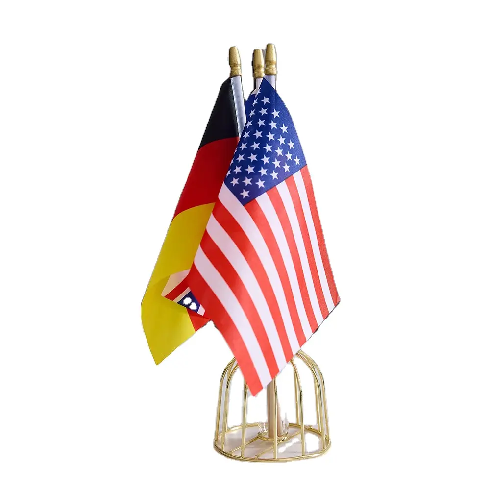 Kleine Mini-Hand-National flagge Hand winkende Flagge für Party dekoration für Sporte reign isse