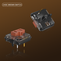 Interrupteur mécanique Kailh Choc 1350 blanc à profil bas 50gf SMD linéaire tactile à clic pour clavier fin DIY Claviers Chocolat