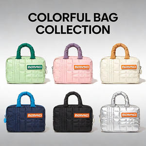 Elegante Bolsa <span class=keywords><strong>de</strong></span> Almacenamiento Acolchada con Diseño <span class=keywords><strong>de</strong></span> Cuadrícula y Logotipo Personalizable, Organizador Multiusos para Regalos Corporativos y Uso Diario - Product Image 6