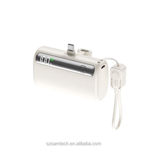 Batteries externes <span class=keywords><strong>Samtech</strong></span> 3C 22,5W à charge rapide 10000mAh avec support de téléphone et fonction cordon de cou / Chargeur portable 60W - Product Image 4