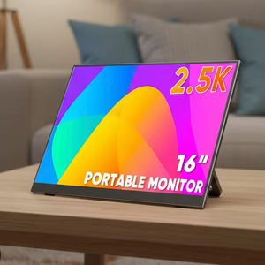 16 inç 2.5K LCD Monitör Yeni Taşınabilir 2560x1600 IPS HDR10 VESA Montajlı Dahili Standlı USB-C İş ve Yaratıcılık İçin Düz Dahili Hoparlörlü - Product Image 1