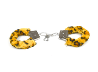 Menottes en peluche métalliques sexy, menottes de poignet et de cheville en peluche, attaches en cuir, alternative métallique, jouet sexuel SM pour couples