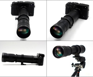 Télescope optique 420-800 mm F/8.3-16 Objectif d'appareil photo à mise au point manuelle et zoom pour <span class=keywords><strong>Nikon</strong></span> Dslr D5500 D3300 D3200 D5300 D3400 D7200 D750 - Product Image 2