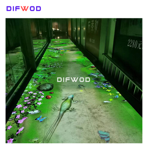 Projecteur laser interactif 5000 lumens avec capteur de capture IR pour centre commercial et centre d'éducation Système de projection de sol - Product Image 4