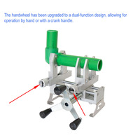 Machine de soudage portable pour matériaux PPR, PVDF, PPB avec JIG de fusion par emmanchement 20-63 mm et personnalisation OEM